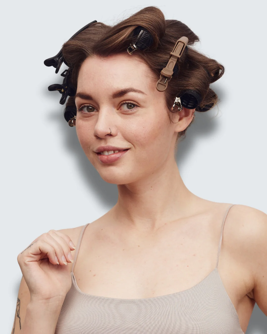 Alligator Hair Clips, 3-Pack, Coffee - Image 5