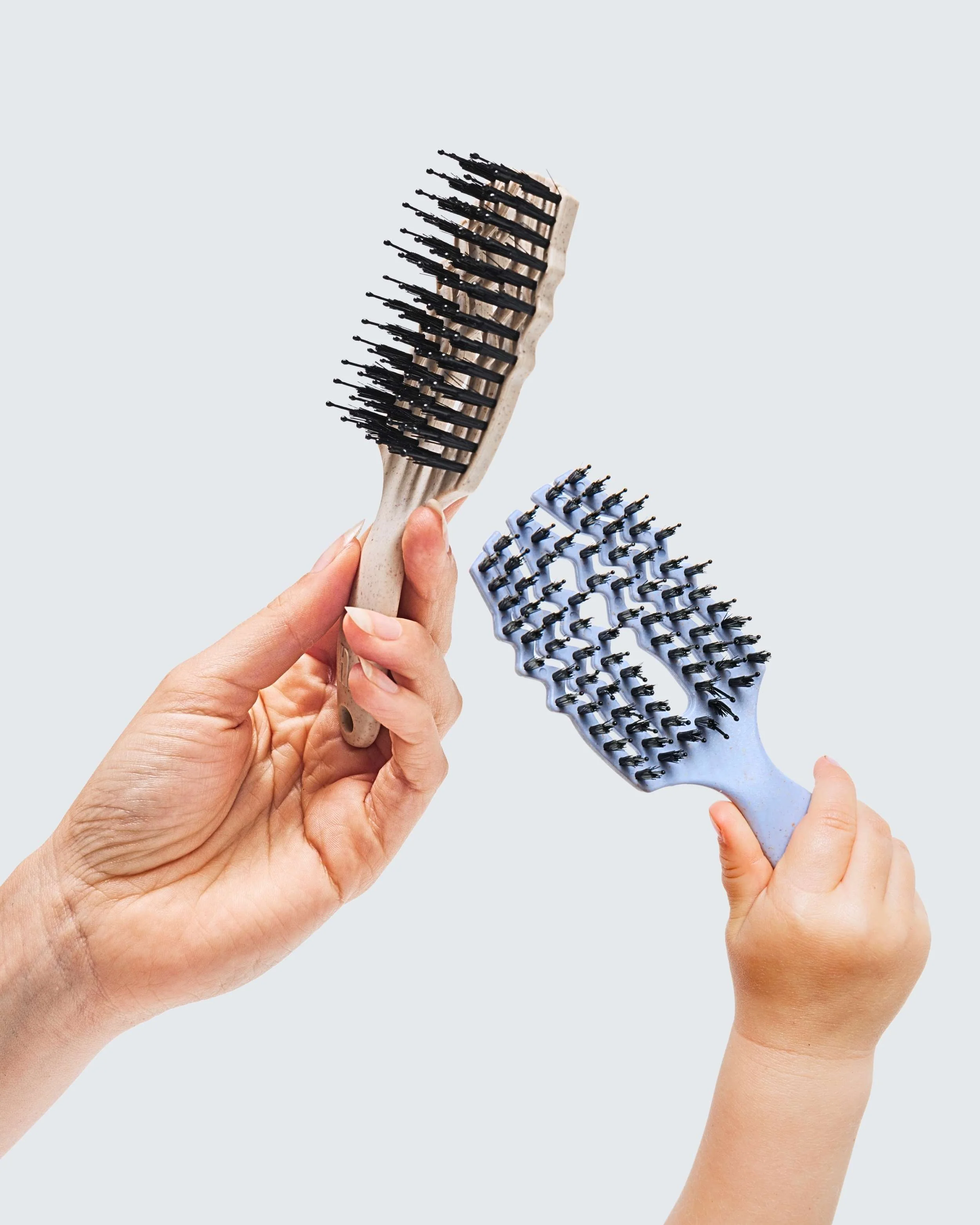 Curved Flex Detangler, Small, Blurple - Image 3