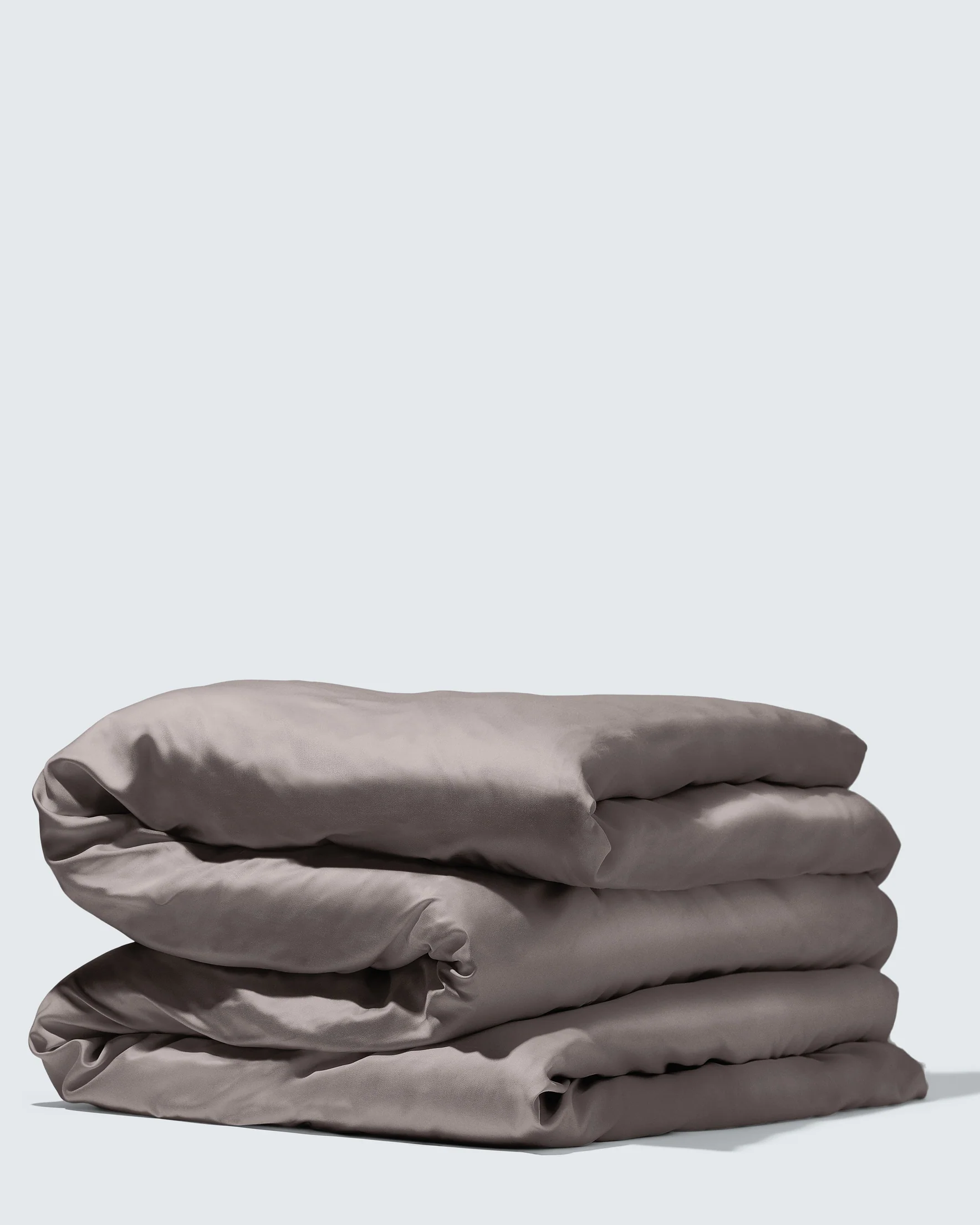 Silky Bamboo Duvet Cover, Dark Truffle