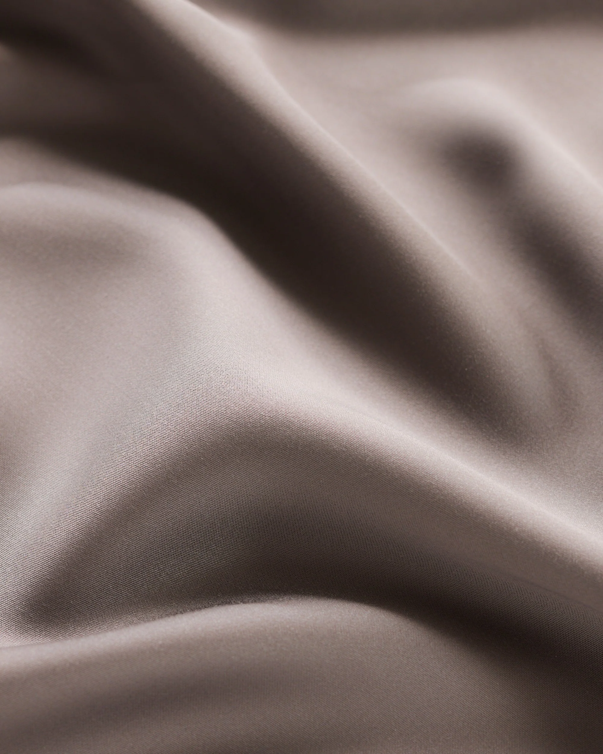 Silky Bamboo Duvet Cover, Dark Truffle - Image 3