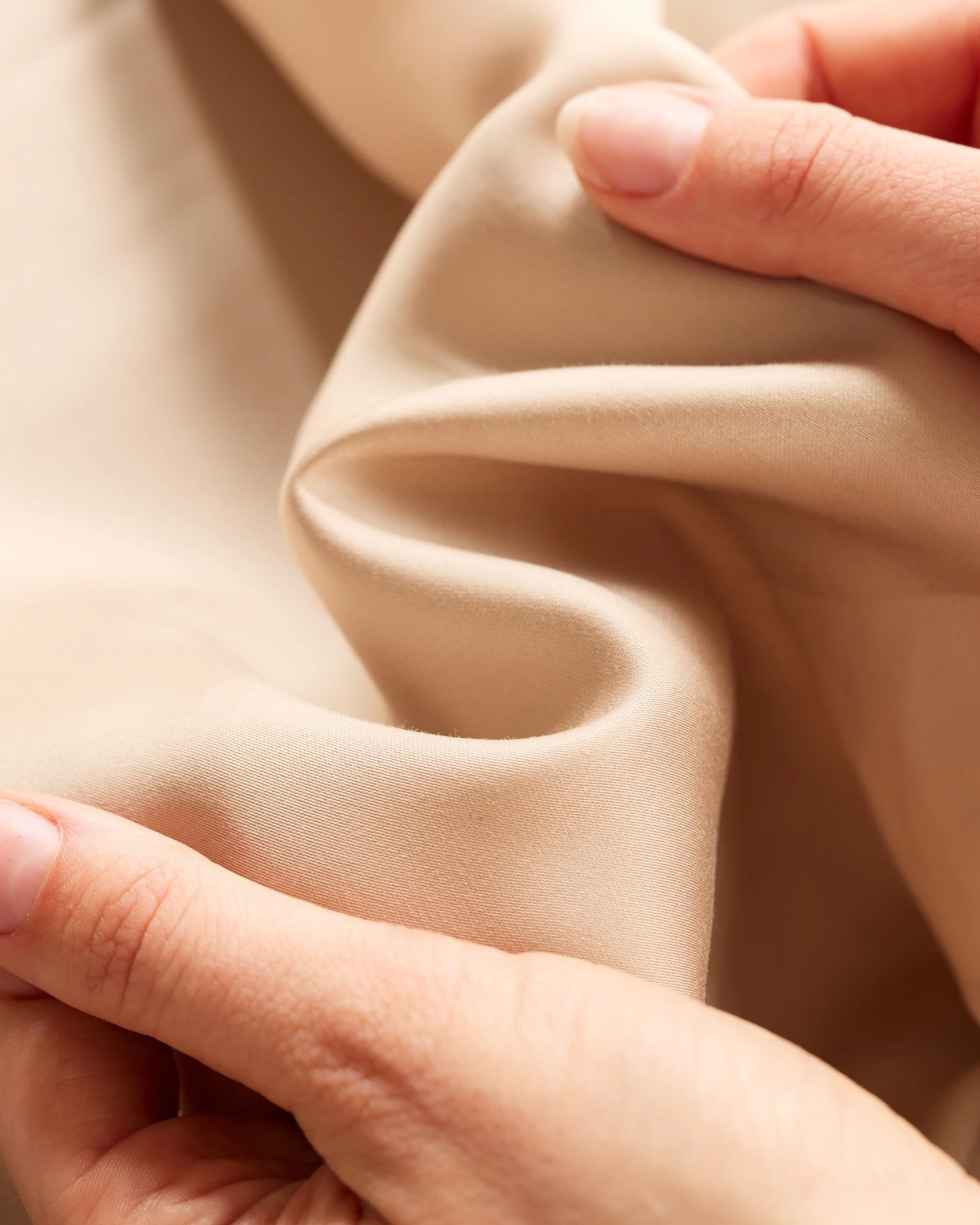 Silky Bamboo Duvet Cover, Latte - Image 4