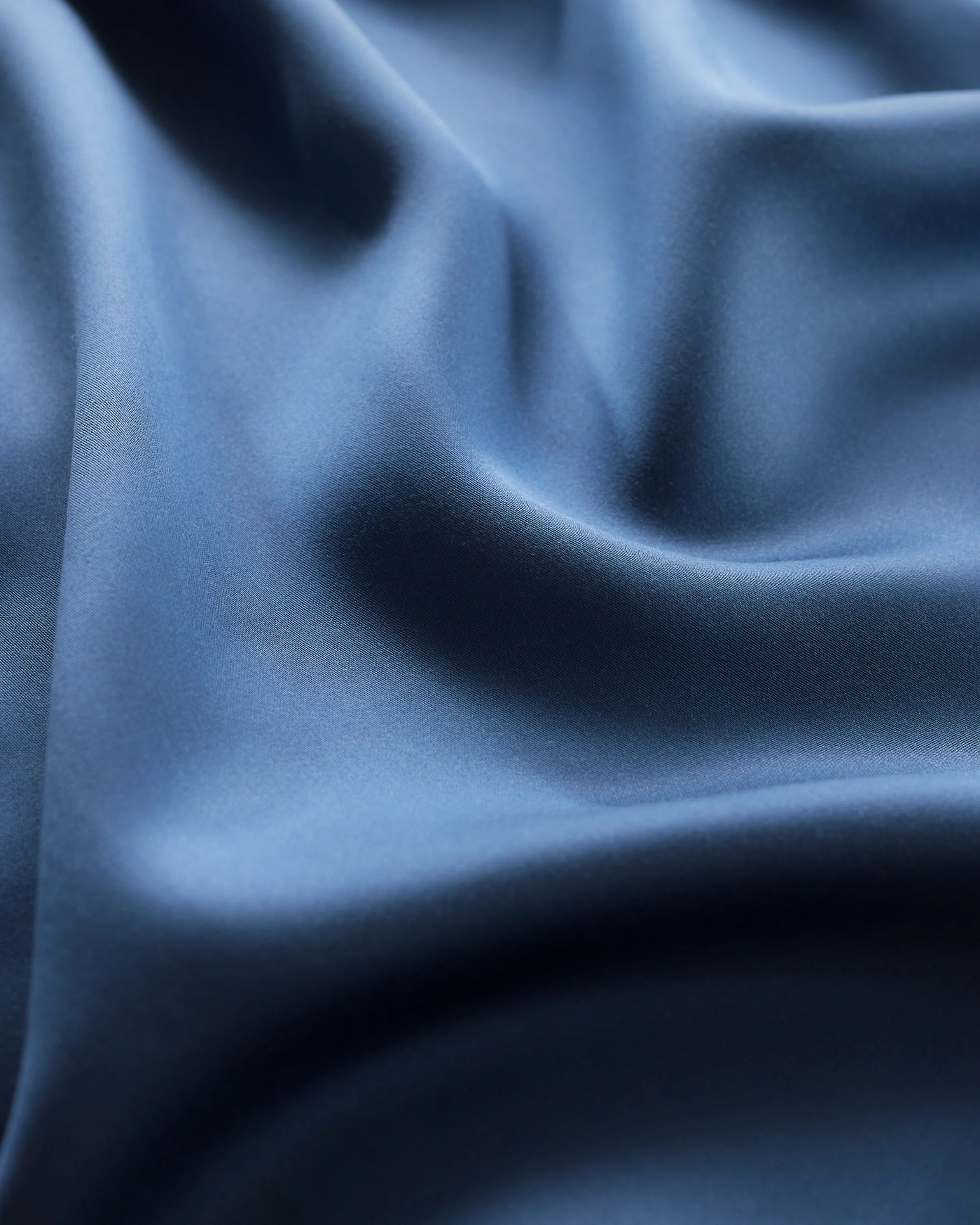 Silky Bamboo Pillowcase, Midnight Blue - Image 3