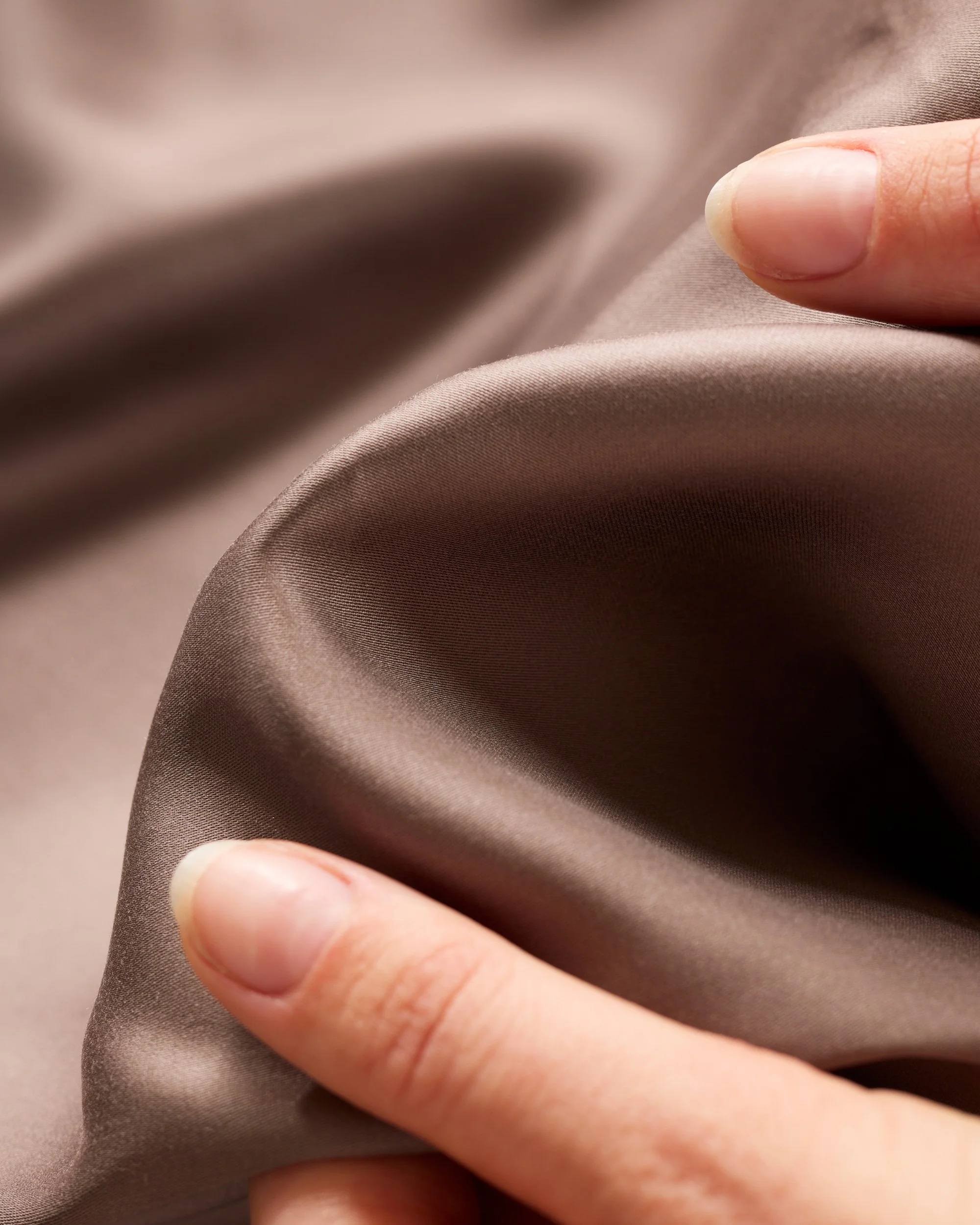 Silky Bamboo Pillowcase, Mocha - Image 5