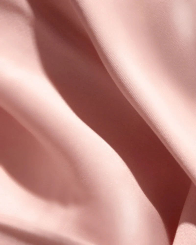 Silky Bamboo Duvet Cover, Powder Pink - Image 3