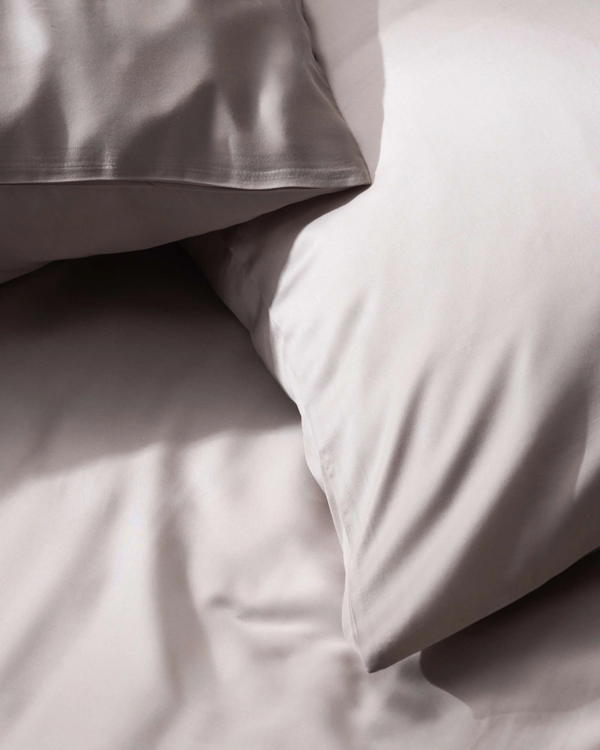 Silky Bamboo Flat Sheet, Soft Gray - Image 4