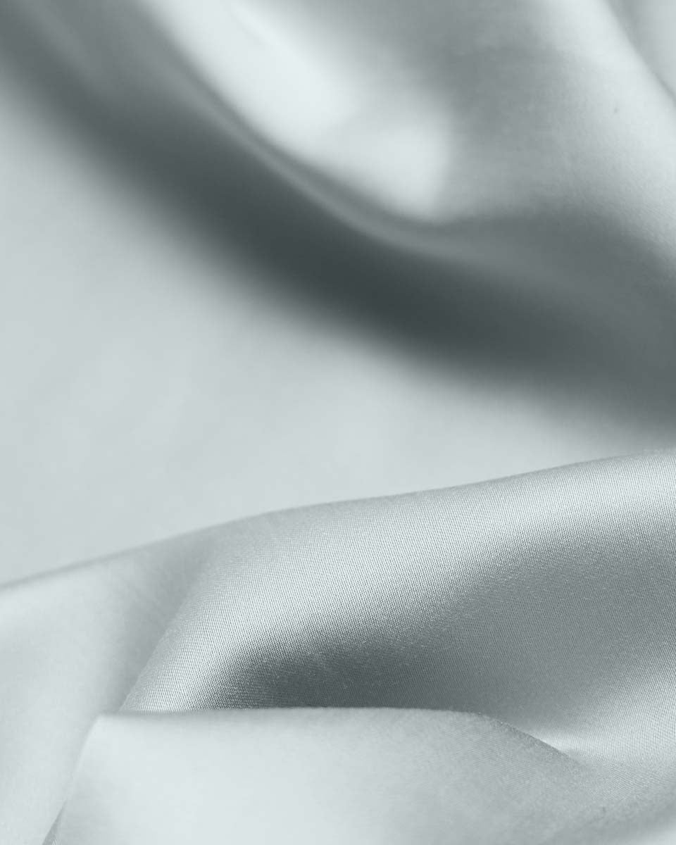 Silky Bamboo Pillowcase, Cloud Gray - Image 3