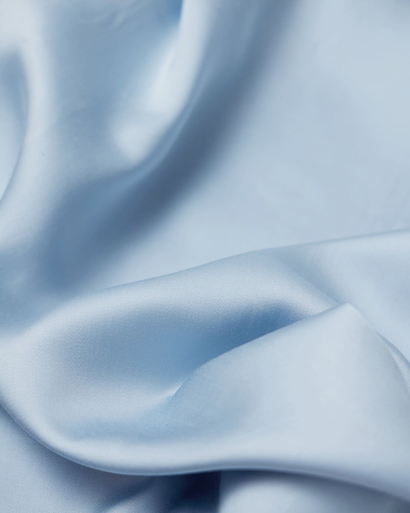 Silky Bamboo Duvet Cover, Sky Blue - Image 6