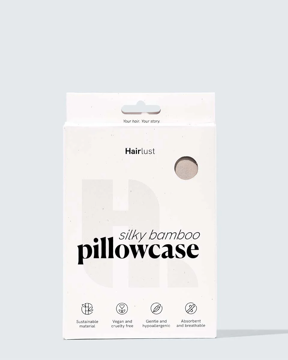 Silky Bamboo Pillowcase, Champagne - Image 2