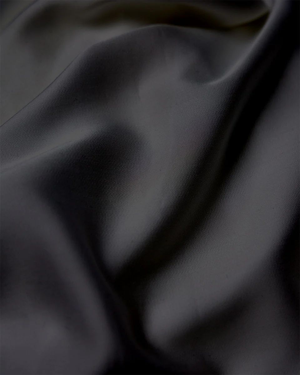 Silky Bamboo Pillowcase, Jet Black - Image 5